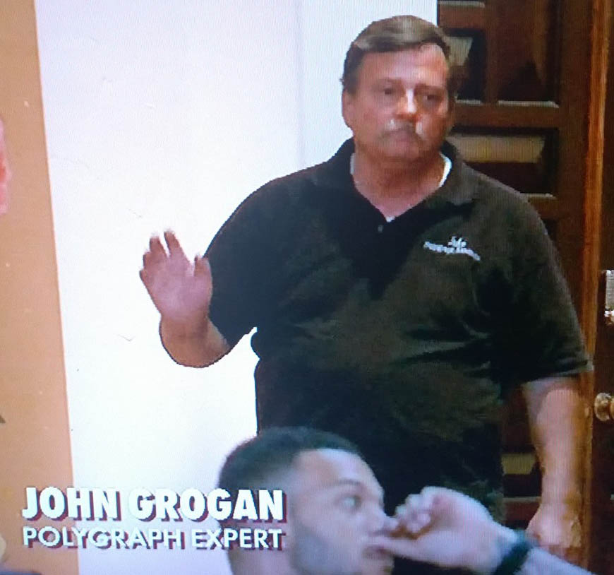 John Grogan is the Los Angeles polygraph examiner